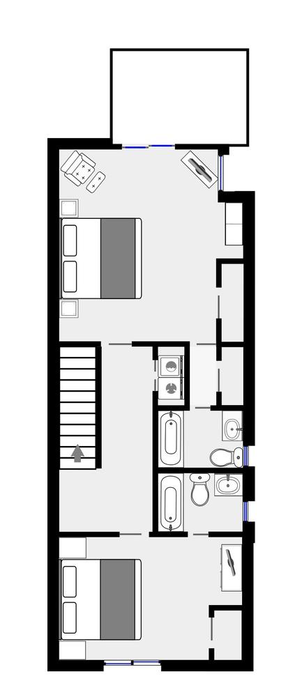 Tre Sorelle-2nd Floor Floorplan
