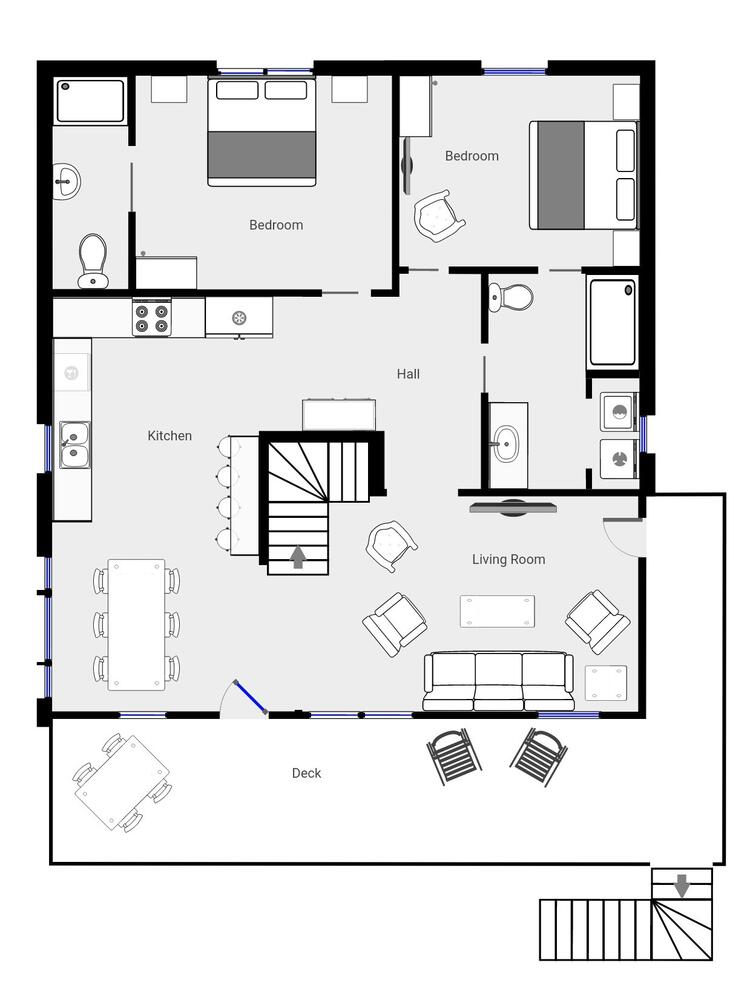 Anchored Inn-1st Floor Floorplan