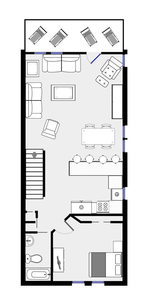 Carolina Blue-2nd Floor Floorplan