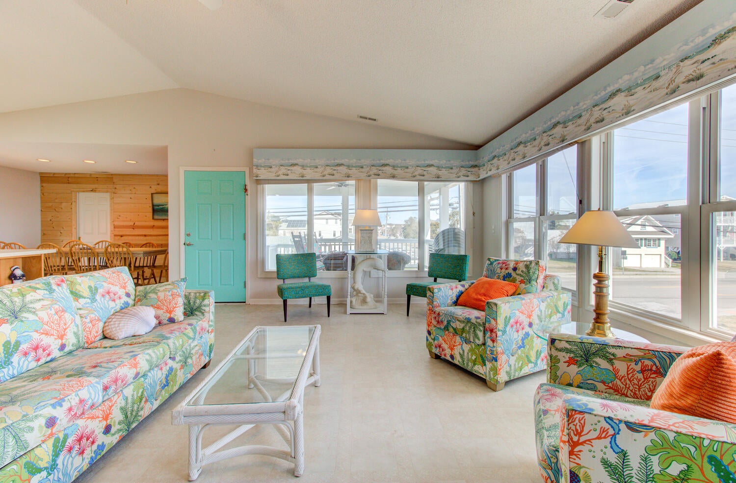 Moore Beach Time Upper-Living Room