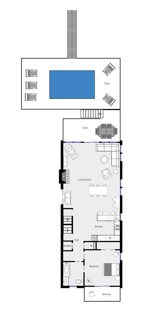 The Hideaway A-2nd Floor Floorplan