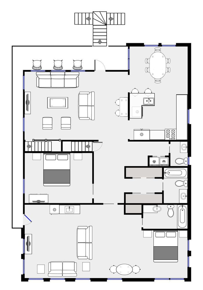 Surfuncle-2nd Floor Floorplan