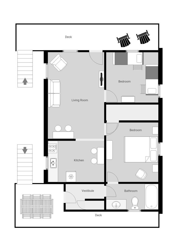 Sailfish Cottage Floorplan