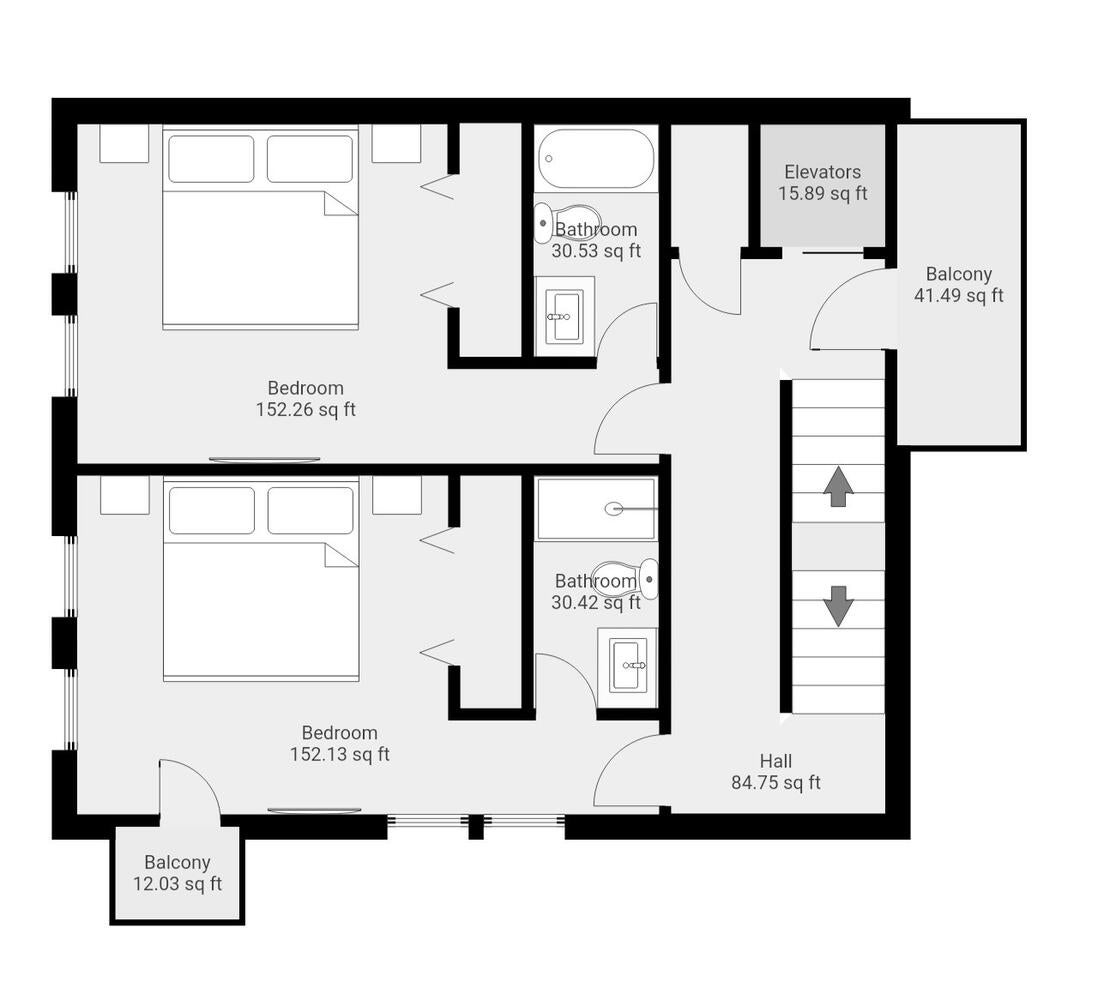 Go With The Flo 2-3rd Level Floorplan
