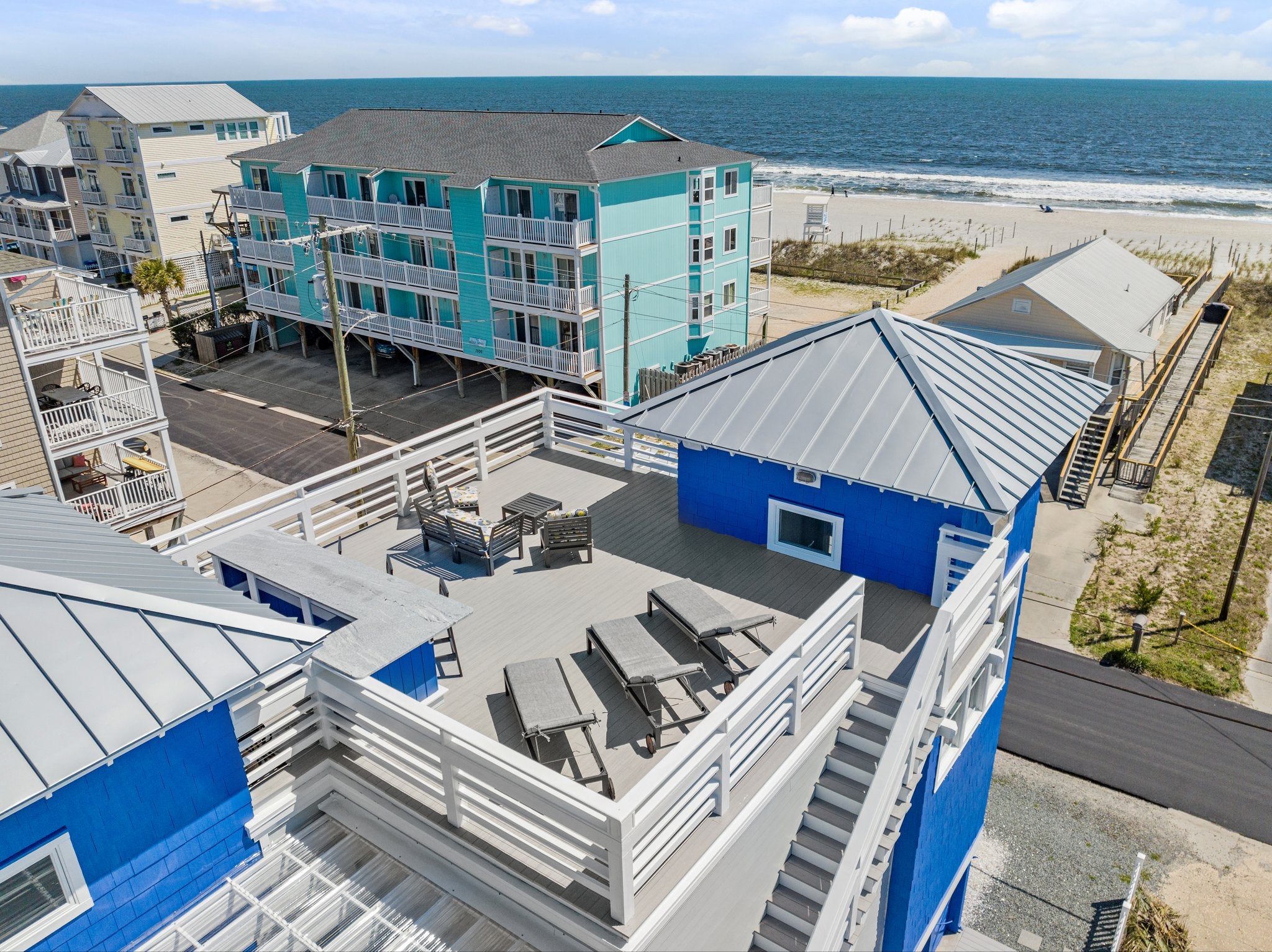 North Star- Aerial Roof Top Beach View