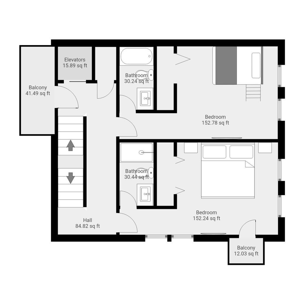 Go With the Flo 1-2nd Floorplan
