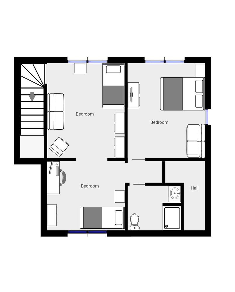 Hughes House-2nd Floor Floorplan