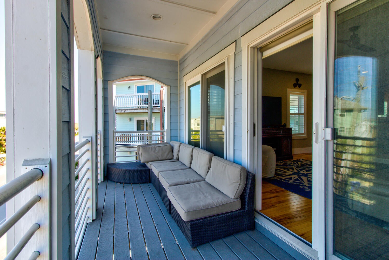 Carolina Beach North-Balcony off Living Room
