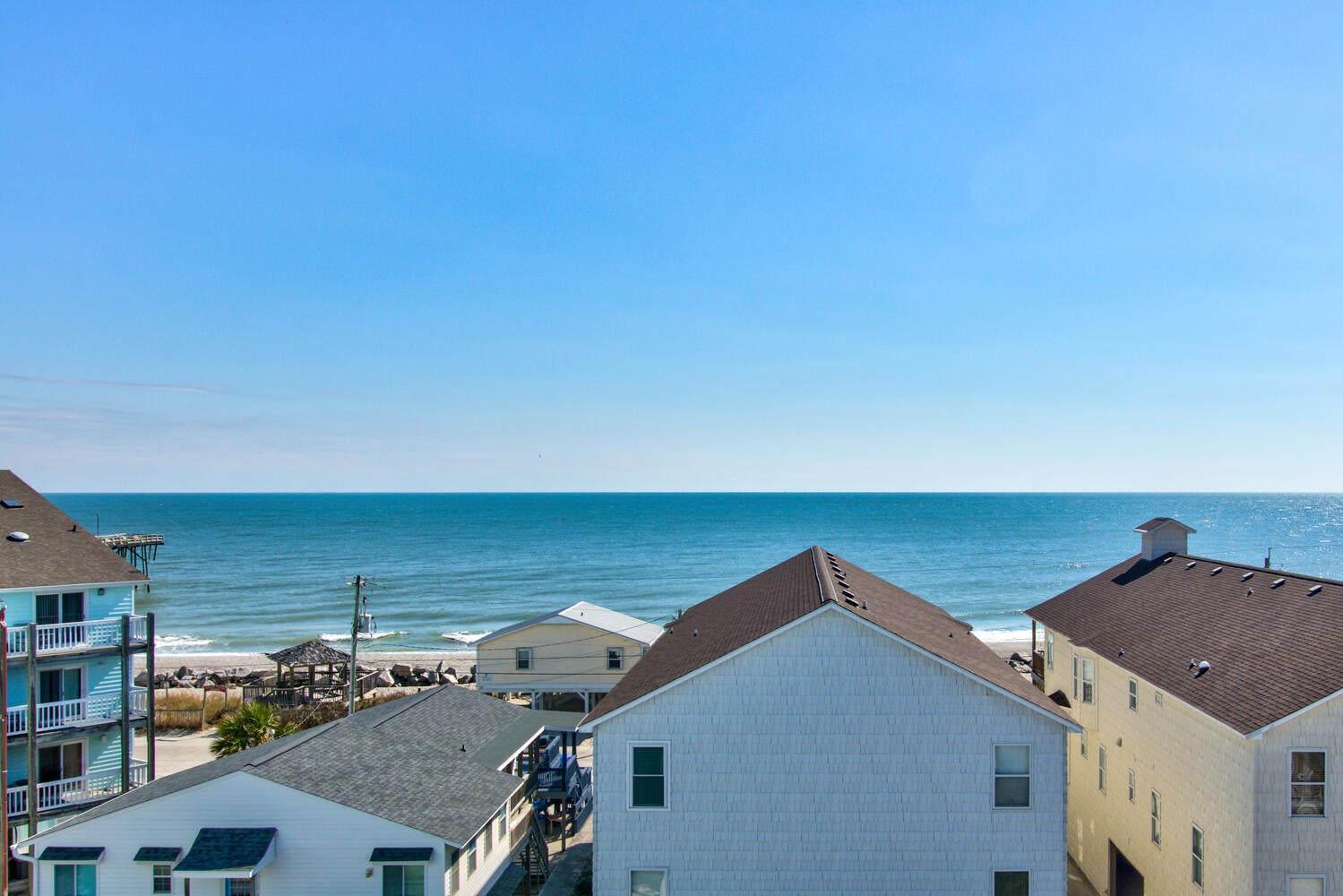 Carolina Beach North-Rooftop Deck View